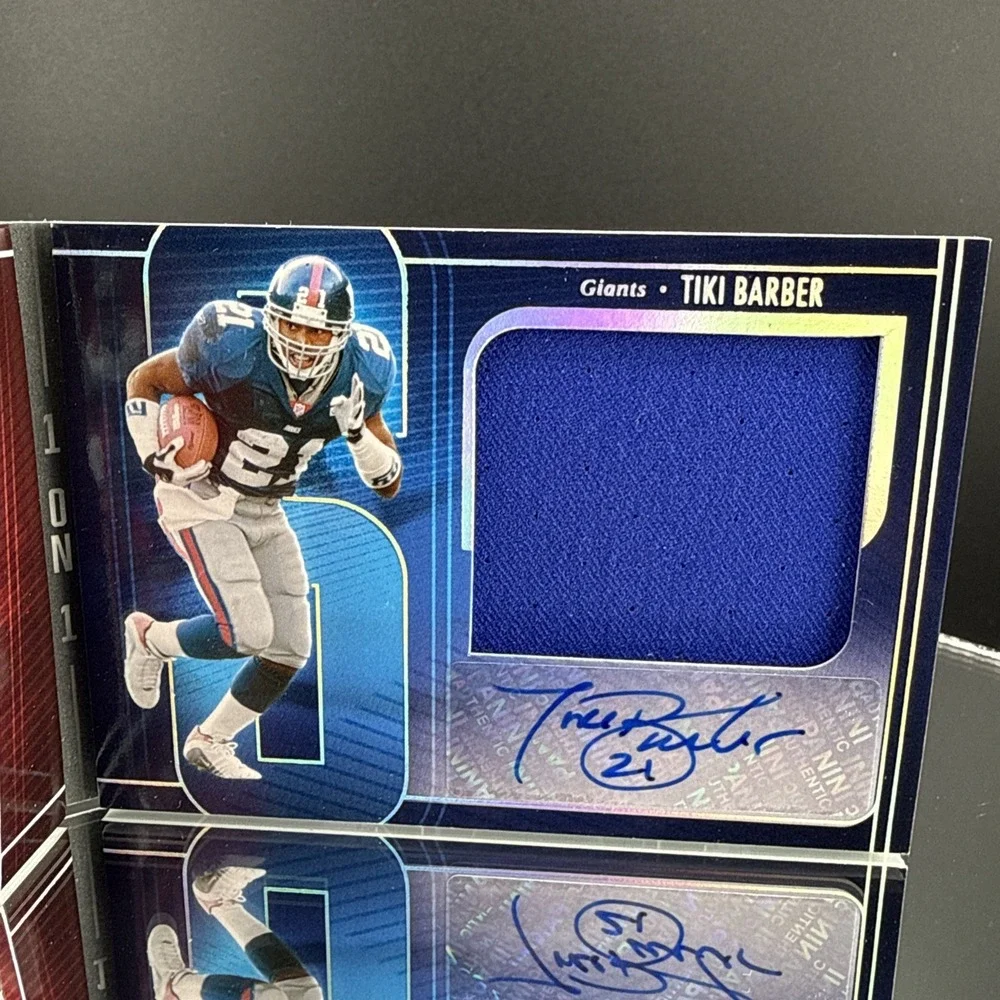 2025 Silhouette Tiki & Ronde Barber 1 ON 1 Booklet Dual Patch Auto /99